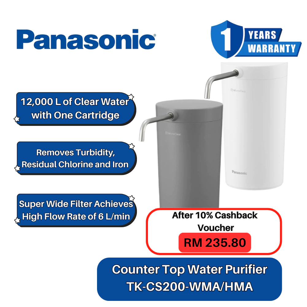 Panasonic Counter Top Water Purifier TK-CS200 TK-CS200-WMA/HMA - Image 11